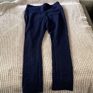 WHBM leggings with high waisted dark blue size xs